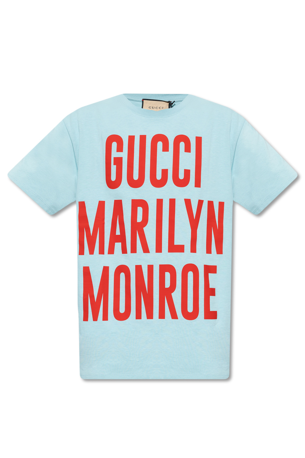 shirt with Gucci Marilyn Monroe print Gucci SchaferandweinerShops Cyprus Blue T nike lyst index q2 report hottest brand off white gucci balenciaga